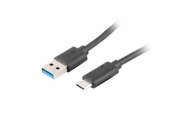 USB-C(M)-&gt;USB-A(M) 3.1 KABEL 1M ČERNÝ LANBERG