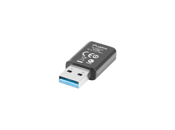 USB ADAPTÉR BEZDRÁTOVÁ SÍŤOVÁ KARTA LANBERG NC-1200-WI AC1200 DUAL BAND