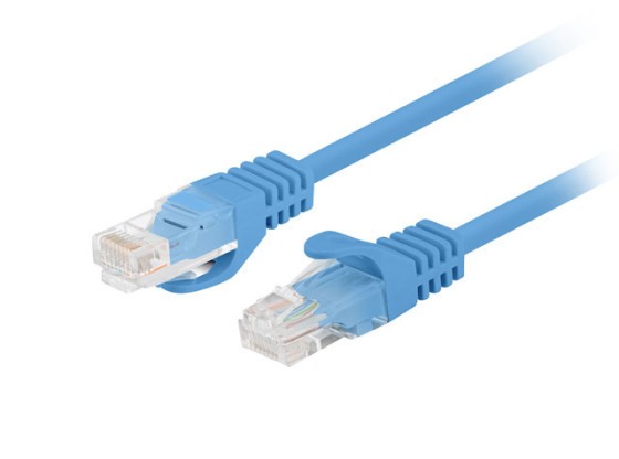 PATCHCORD CAT.6 UTP 7,5 M MODRÝ FLUKE PASS LANBERG