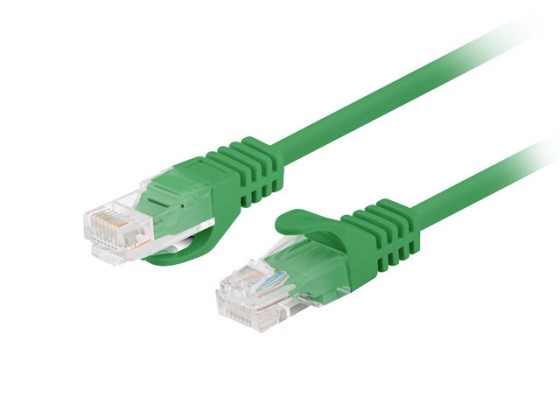 PATCHCORD CAT.6 UTP 7,5 M ZELENÝ FLUKE PASS LANBERG