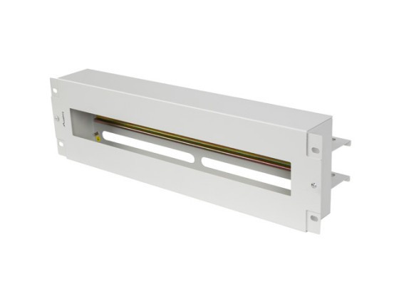 19" 3U NAPĚŤOVÝ ROZVÁDĚČ S DIN LIŠTOU TS-35 ŠEDÝ LANBERG