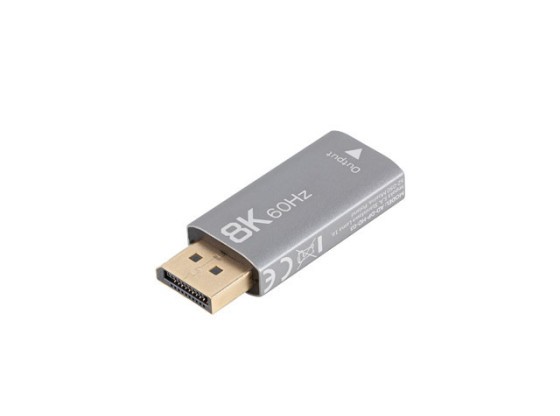 ADAPTÉR DISPLAYPORT(M)->HDMI(F) 8K STŘÍBRNÝ LANBERG