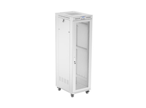 INSTALAČNÍ SKŘÍŇ 19" 42U 600X800 ŠEDÁ S PERFOROVANÝMI DVEŘMI LANBERG (PLOCHÉ BALENÍ)