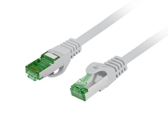 PATCHCORD CAT.7 S/FTP LSZH CU 20M ŠEDÝ FLUKE PASS LANBERG