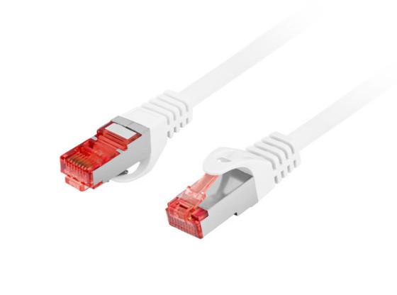 PATCHCORD CAT.6 S/FTP LSZH CU 2M WHITE FLUKE PASS LANBERG