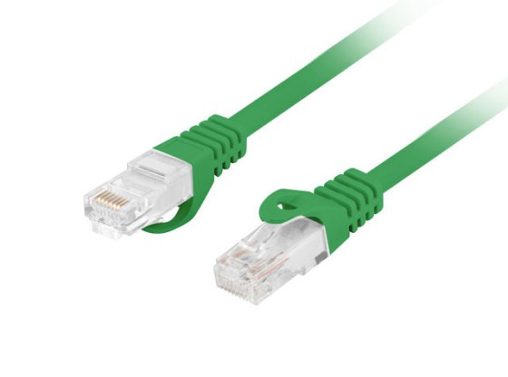 PATCHCORD CAT.6 UTP LSZH CU 2M GREEN FLUKE PASS LANBERG