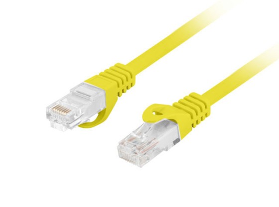PATCHCORD CAT.6 UTP LSZH CU 2M ŽLUTÝ FLUKE PASS LANBERG