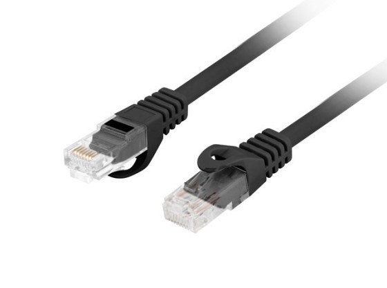 PATCHCORD CAT.6 UTP LSZH CU 15M BLACK FLUKE PASS LANBERG