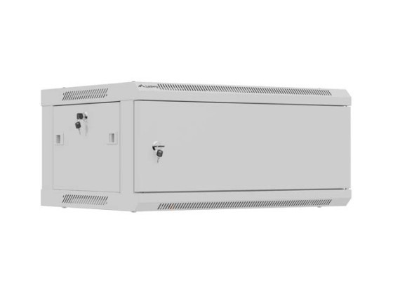 INSTALAČNÍ ROZVADĚČ 19" 4U 600X450 ŠEDÉ KOVOVÉ DVEŘE LANBERG (PLOCHÉ BALENÍ)