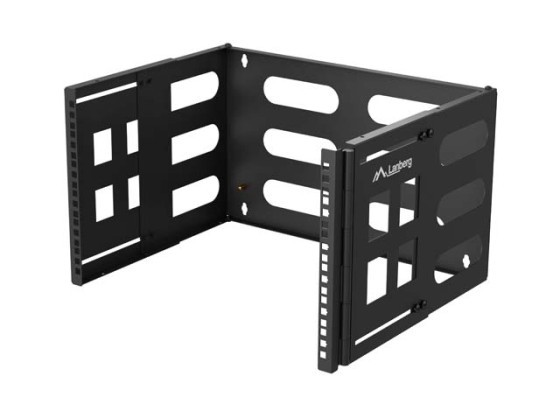 NÁSTĚNNÝ 19" 6U RACK 497X400/240 ČERNÝ LANBERG