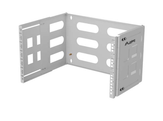 NÁSTĚNNÝ RACK 19" 6U 497X400/240 ŠEDÝ LANBERG