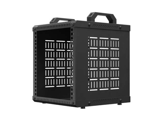 OTEVŘENÝ REGÁL 10" 6U 280×300 ČERNÝ LANBERG