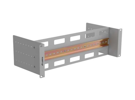 MONTÁŽNÍ LIŠTA DIN TS-35 19" 3U ŠEDÁ LANBERG